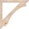Ekena Millwork Imperial Slat Smooth Bracket w/ Offset Brace, Douglas Fir, 5 1/2"W x 48"D x 48"H BKT0604X48X48IMP06SDF - alternate 2